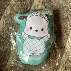 BNIB Japan 7” Sanrio Pochacco plush zippered pouch